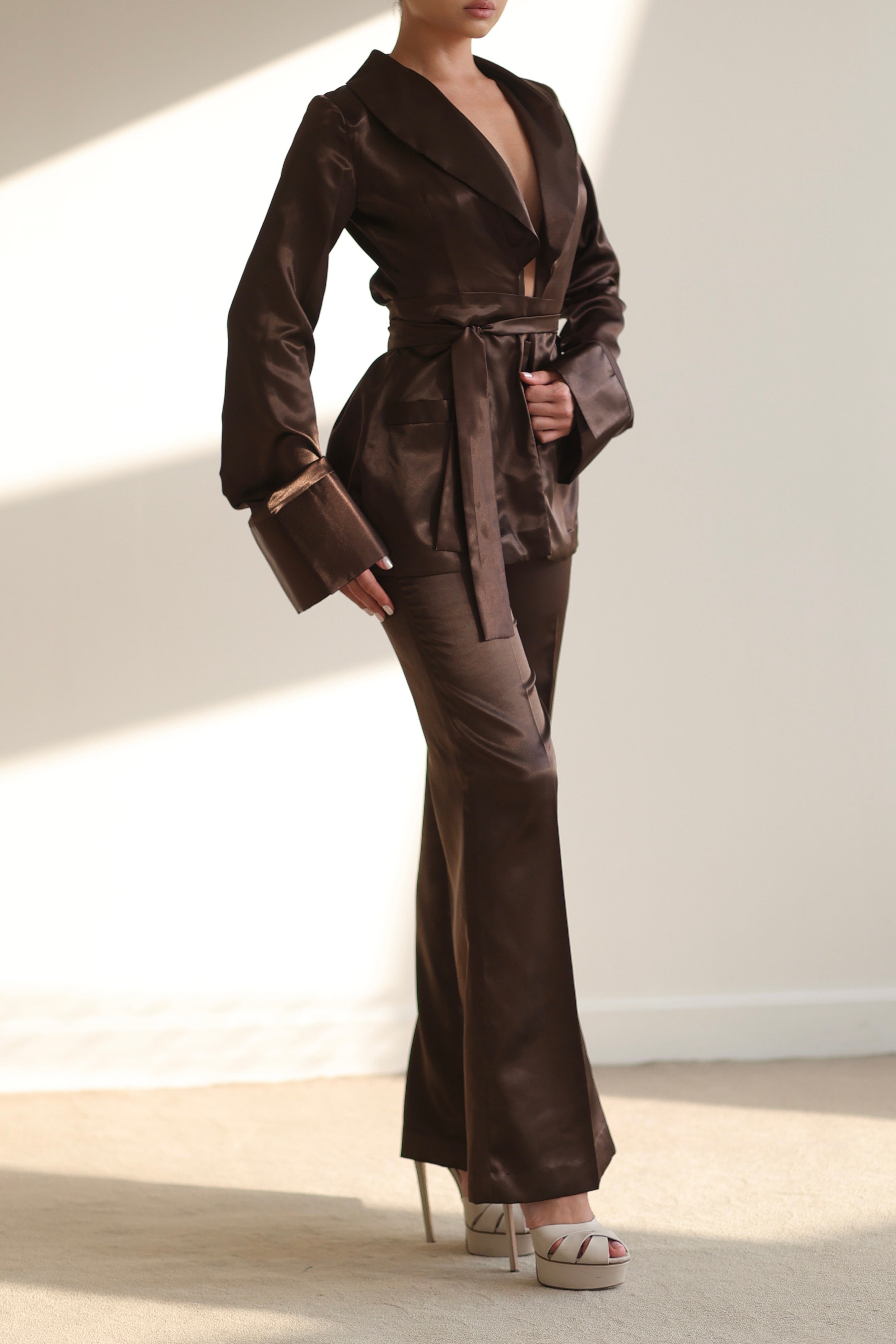 “Coffee & Silk” Handcrafted Set