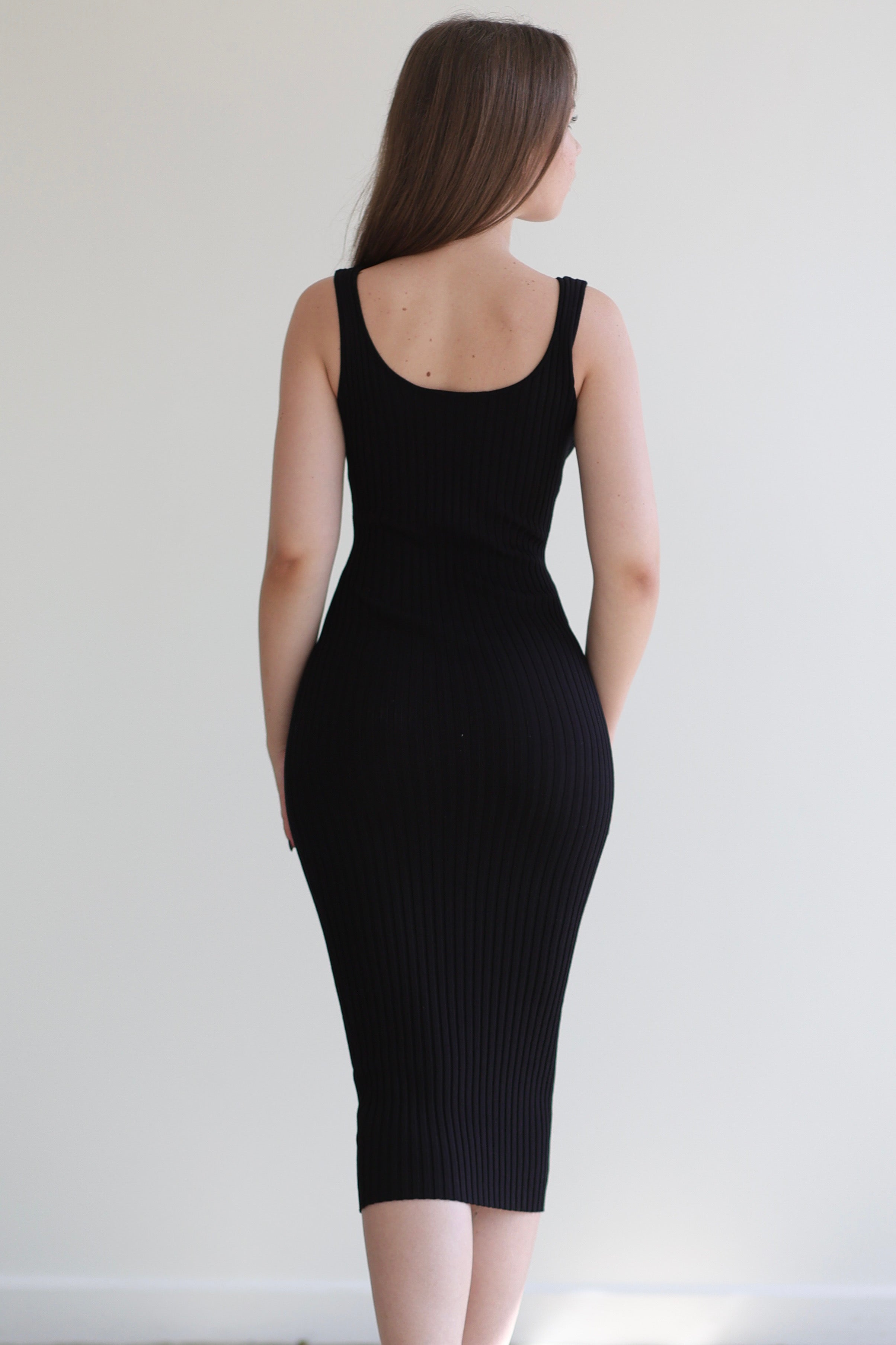 “Impress Me” Dress (Sleeveless) - Black