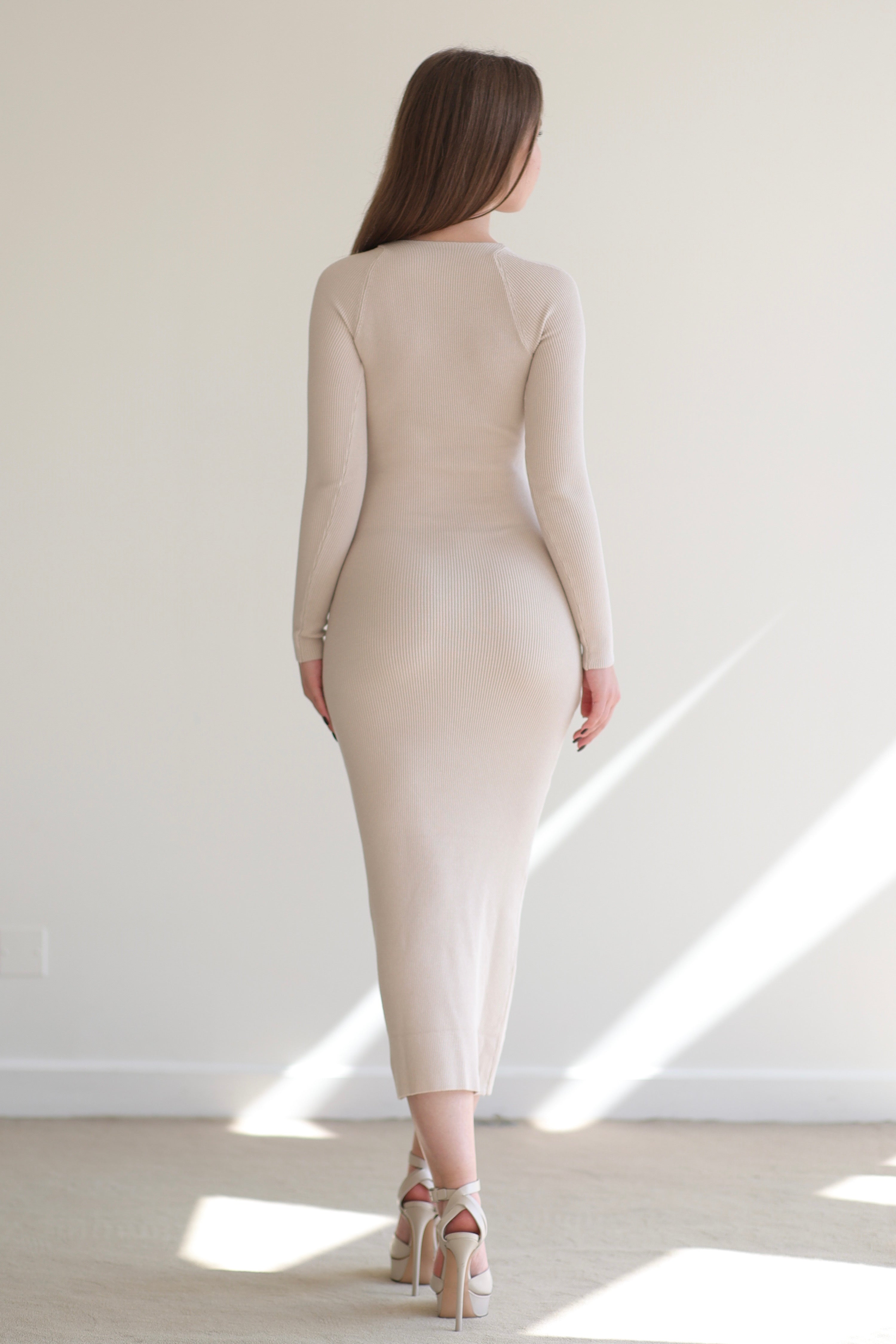 “Cozy” Dress - Seashell